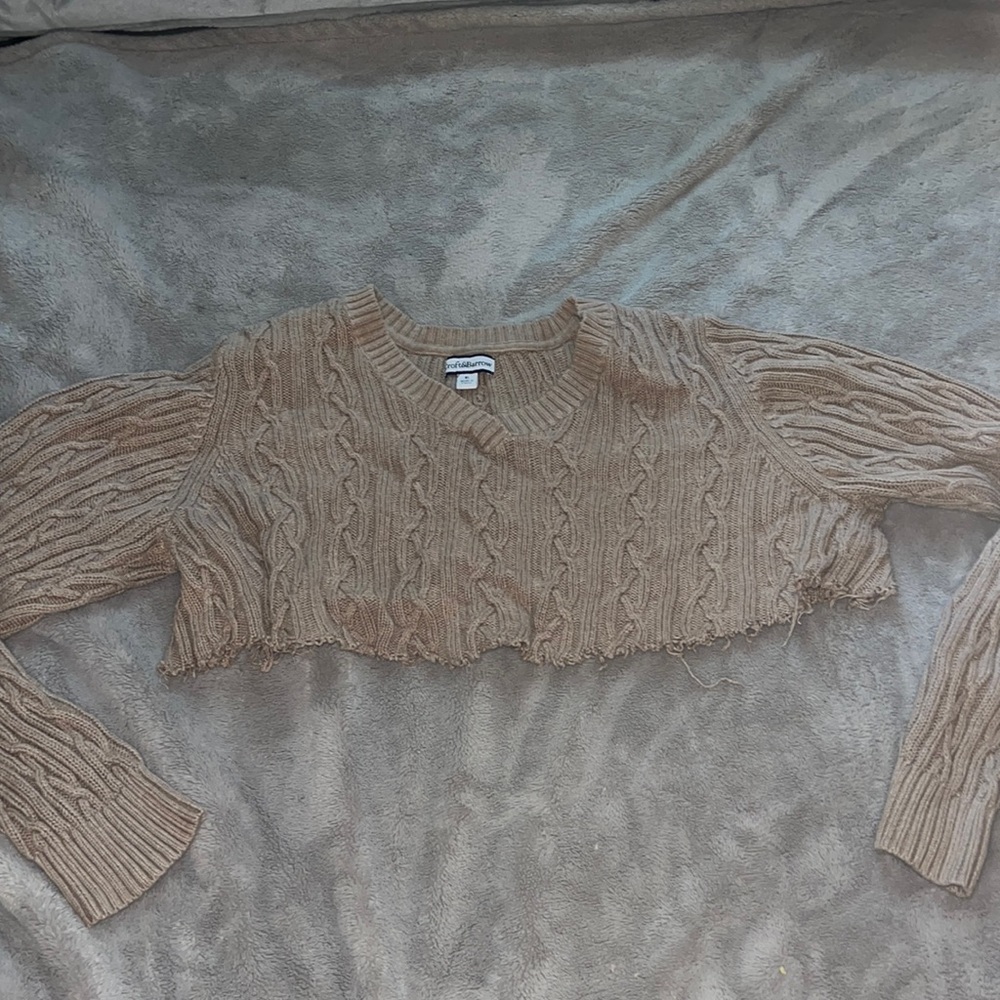 Very cropped sweater